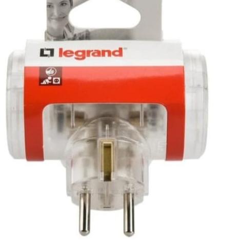 Steker T Legrand Transparan / Colokan Cabang 3 Legrand