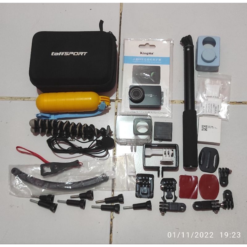 Action Cam Yi Cam Yi2 4K Mod Mic EIS