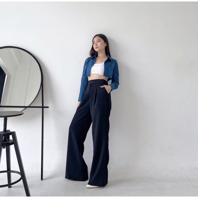 MORA CULLOTE KOREA - CELANA PANJANG WANITA - CULLOTES PANTS - CASUAL OUTFIT - KADO ULTAH CEWEK