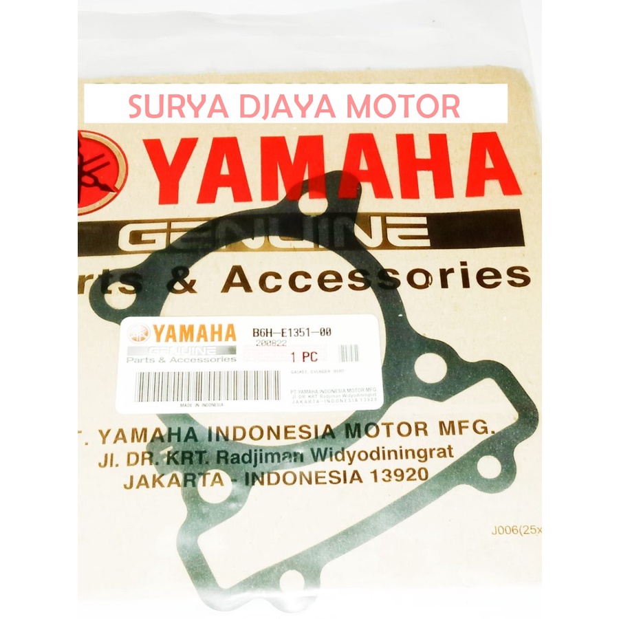 GASKET PAKING BLOK NEW NMAX 2020 ORI YGP B6H-E1351-00