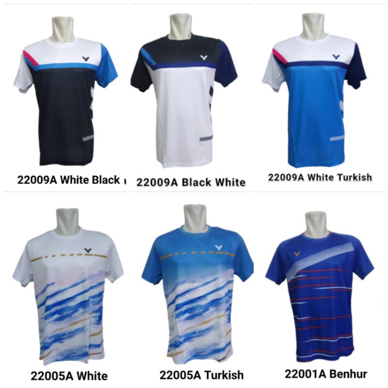 JERSEY KAOS BAJU BADMINTON / BULUTANGKIS IMPORT / Baju Badminton Bulutangkis Dewasa Import Vic / Seragam Bulutangkis import /Atasan Bulutangkis