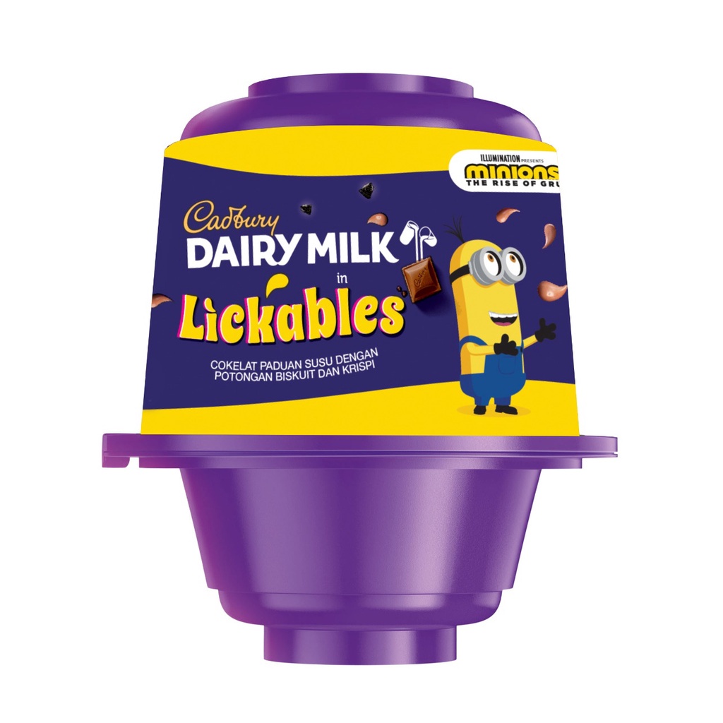 

[TM5] CADBURY Dairy Milk Lickables Chocolate, 20g, gratis mainan