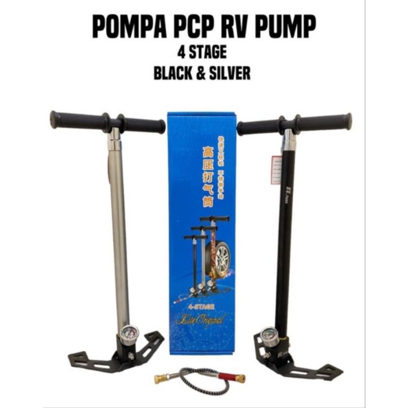 Pompa RV Stainless 4 Stage 6000 PSI OD 32. Ada 2 Warna Bonus Mini Kupler