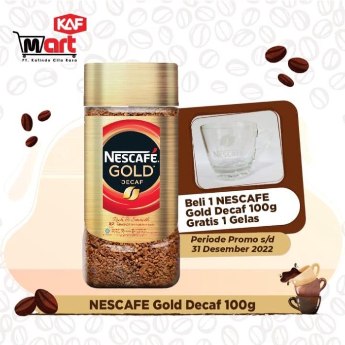 

NESCAFE GOLD DECAFFEINE JAR 100G
