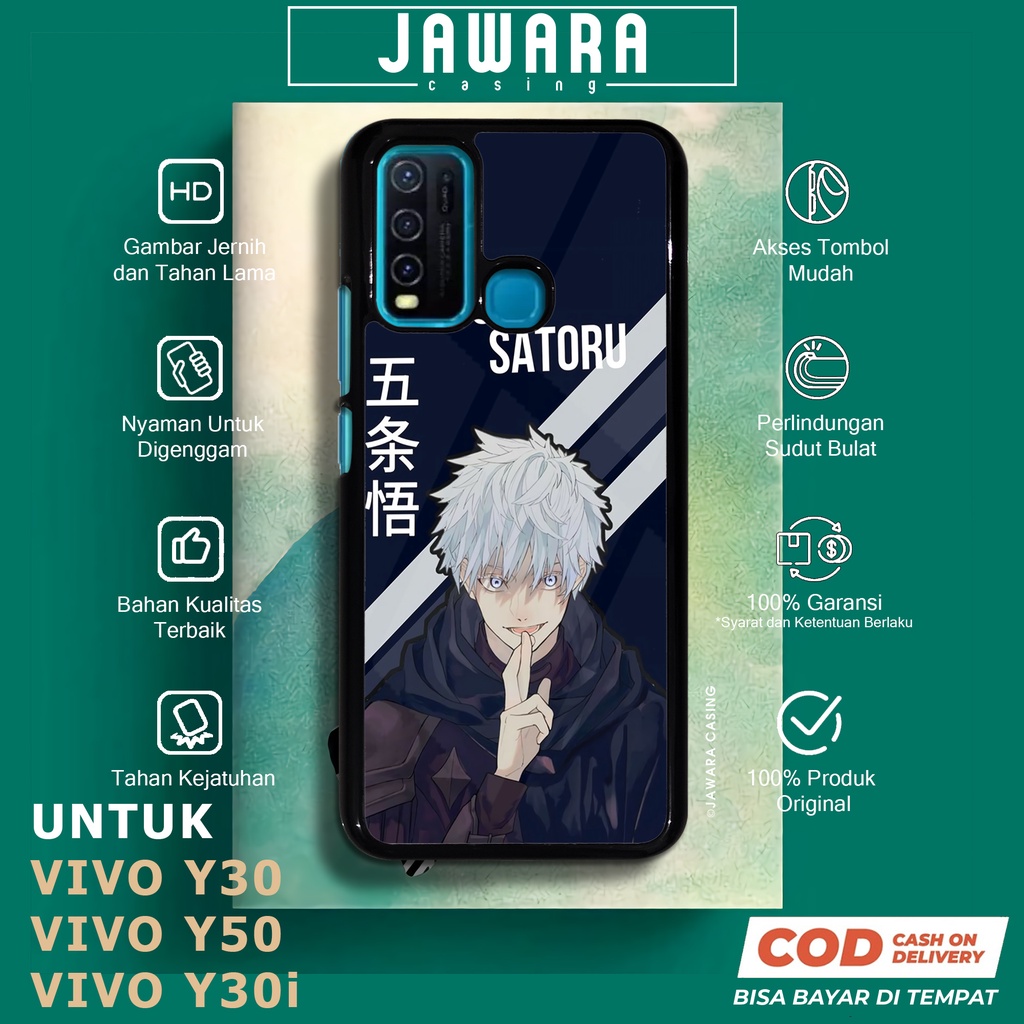 Case Vivo Y30 Y50 Y30i Casing Vivo Y30 Y50 Y30i Jawara Casing [JJK1] Case Glossy Case Aesthetic Cust