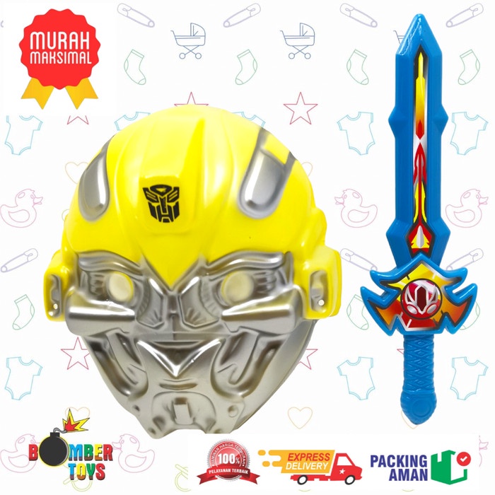 TOPENG MAINAN ANAK LAKI HERO ACTION FIGURE MURAH Transformer Mask