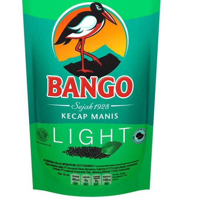 ☈ Bango Kecap Manis Light 2 x 550 mL ㅓ