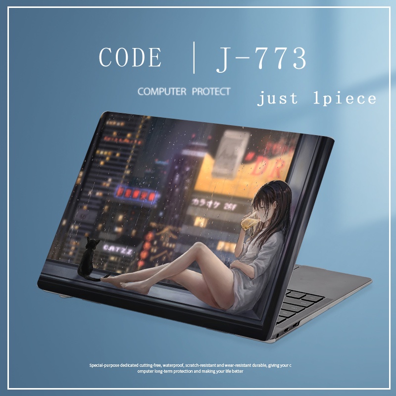 1pc Universal Custom Pola COD Cover Laptop Kartun Stiker Skins FFOR ASUS VIVOBOOK 15S ADLOBOOK E510M FX506 FX706 M5100U ROG Fl8850 Lukisan Notebook Film