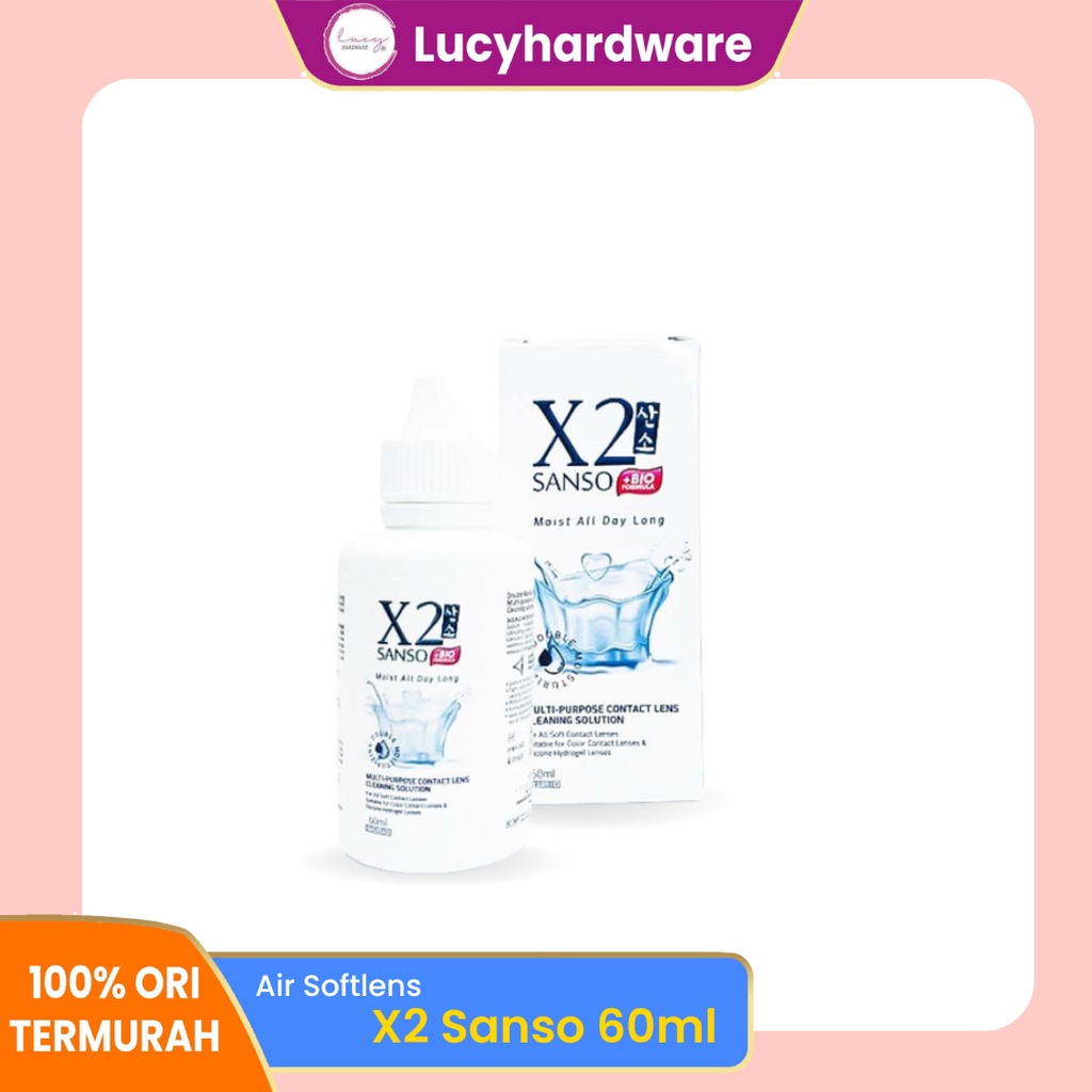 X2 Sanso Bio Formula 60ml solution air softlens