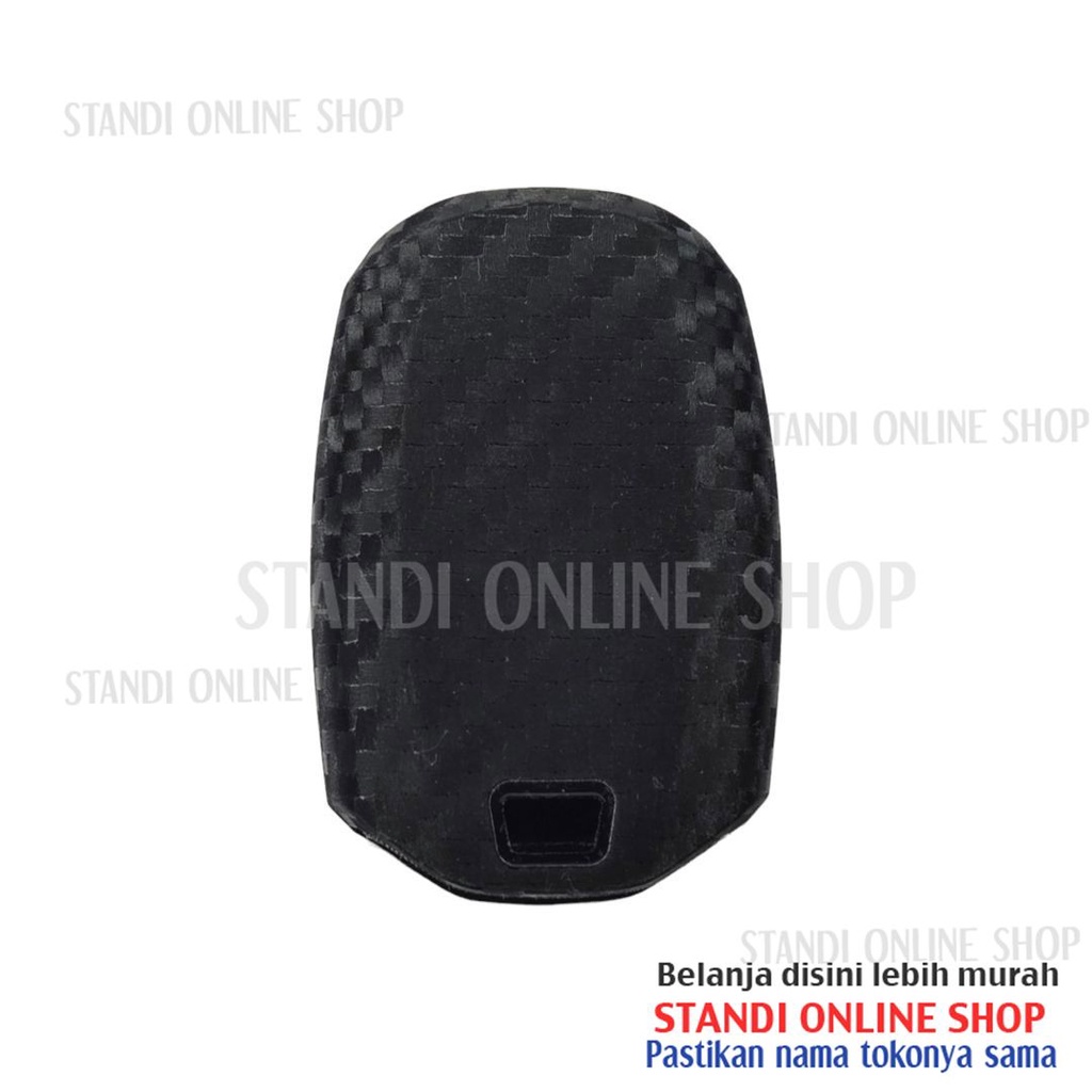 Sarung Kunci Silikon Remote Cover Carbon Smartkey Hyundai Palisade