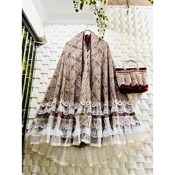 MUKENA BRUKAT SULTAN CANTIQA | FATIMAH SERIES