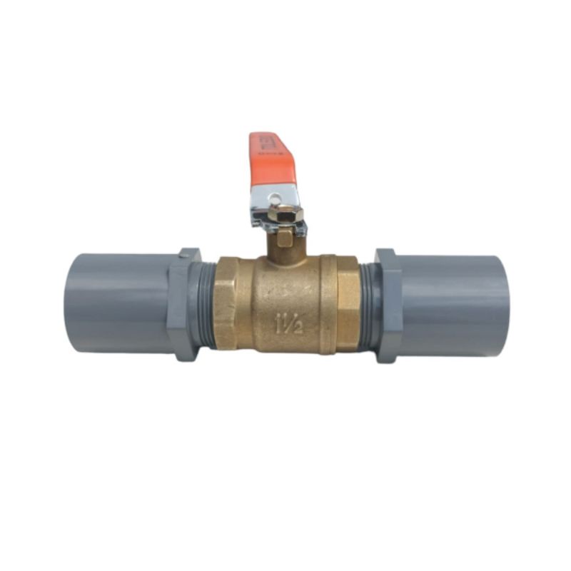 BALL VALVE 1¼&quot; KUNINGAN ASLI DRAT DALAM STOP KRAN ENGKOL  1¼&quot; INCI 2BH VALVE SOKET 1¼&quot; AW RUCIKA