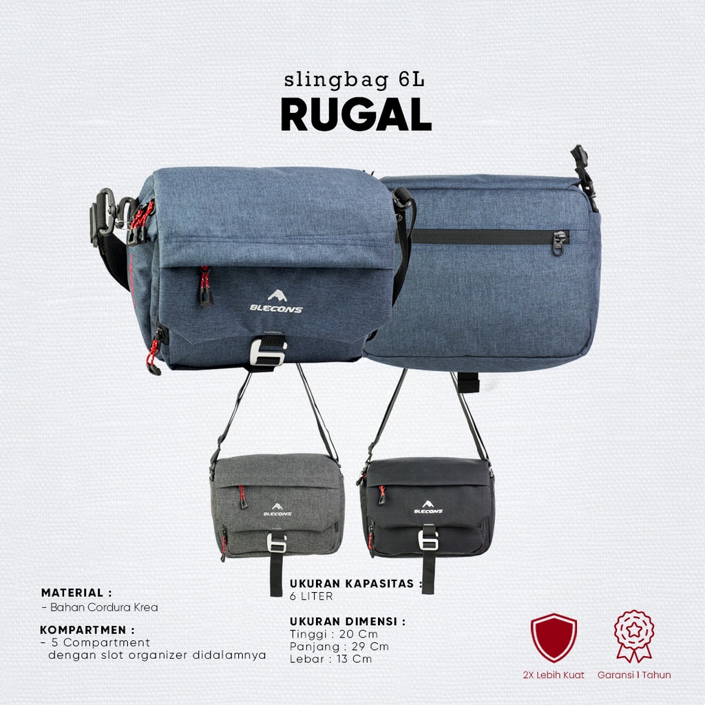 Tas Selempang Blecons Rugal Series Waistbag
