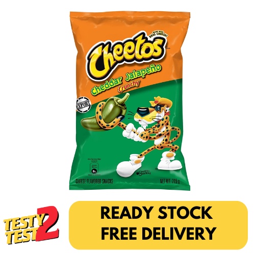 

Cheetos Cheddar Jalapeno Crunchy Snack 226.8g