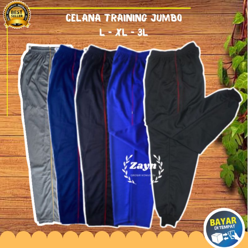 Celana Training Panjang Pria trening cowok kolor murah laki list 1 sport olahraga murah