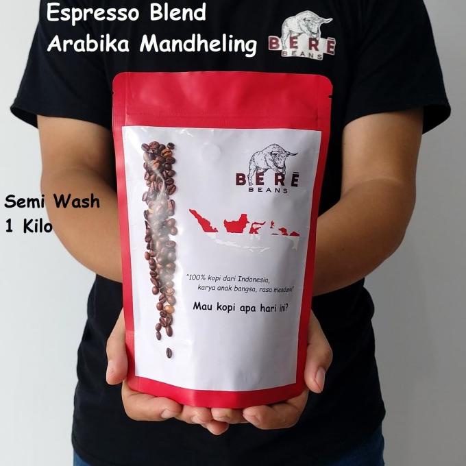 

ESPRESSO BLEND Arabika Mandailing 1 KILO 1KG Coffee Bean Es Kopi Susu