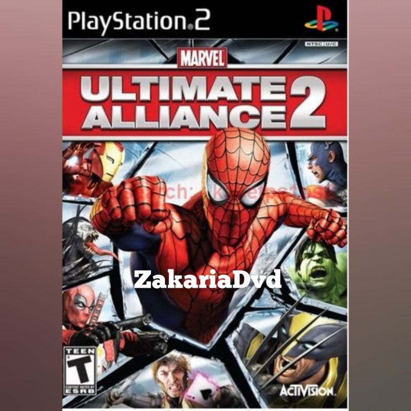 Kaset Ps 2 Ultimate Alliance 2