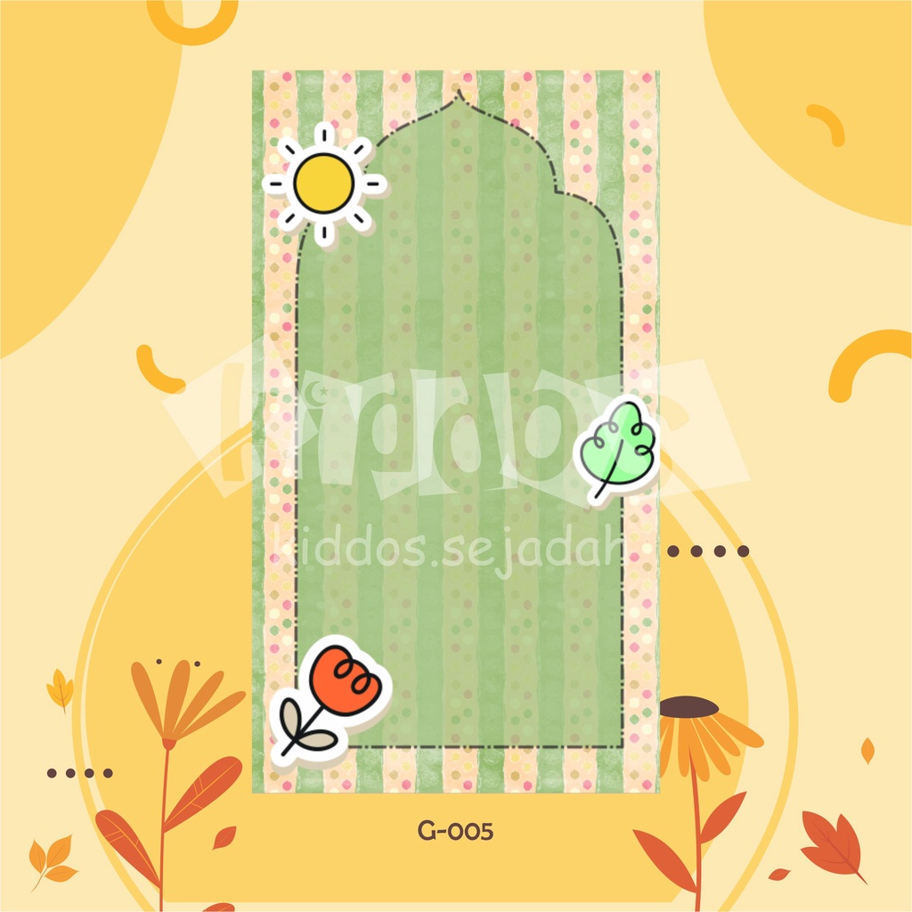 G-005 SEJADAH ANAK PEREMPUAN /SEJADAH ANAK /SEJADAH CUSTOM /SEJADAH TRAVEL