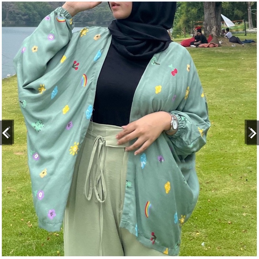SIFA - NEW KIYOWO OUTER MOTIF-SAGE GREEN ( L )