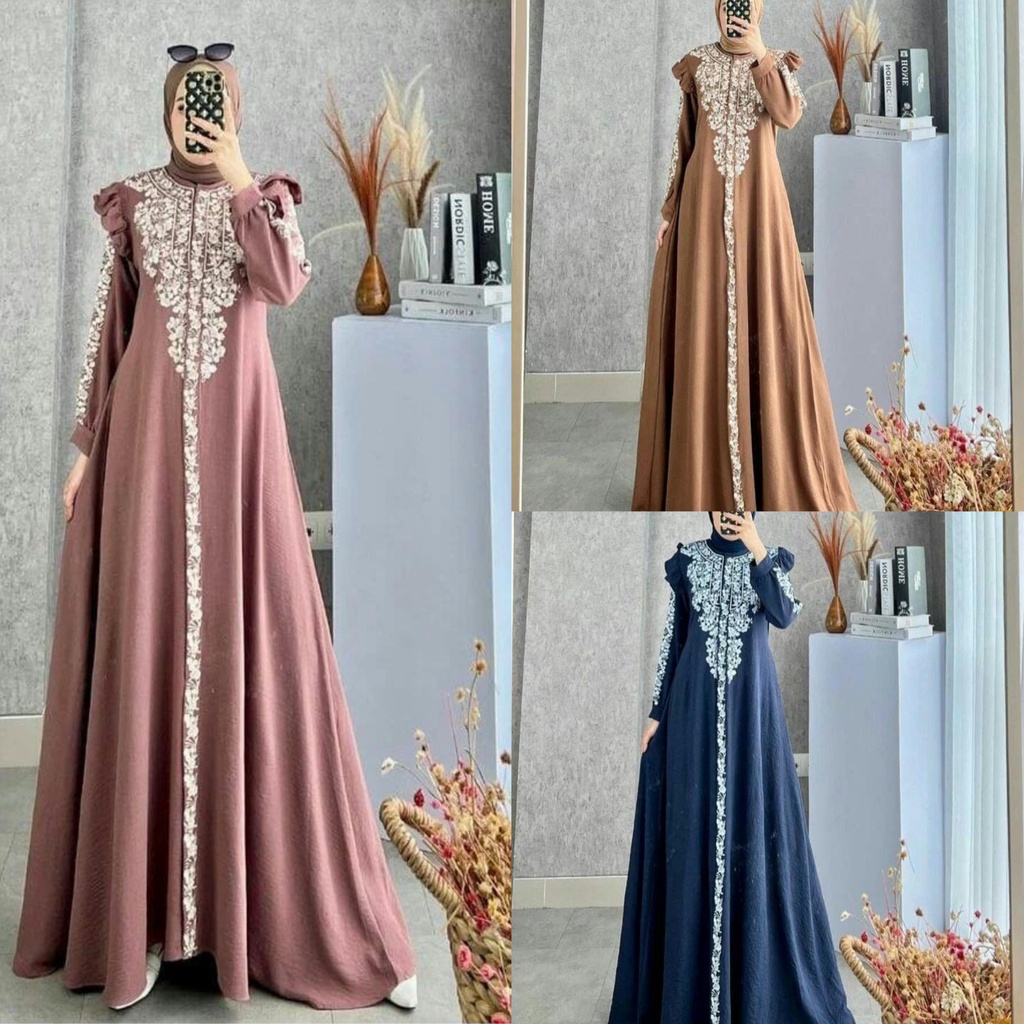 Devira Dress  Dress / Dress Bordir / Dress Bordir Premium / Dress Bordir Putih / Dress Bordir Wanita / Dress Wanita Jumbo / Dress Ceruty Babydoll / Dress Ceruty Motif Bunga / Dress Ceruty Motif / Dress Ceruty Furing / Dress Ceruty Babydoll Motif Bunga / D