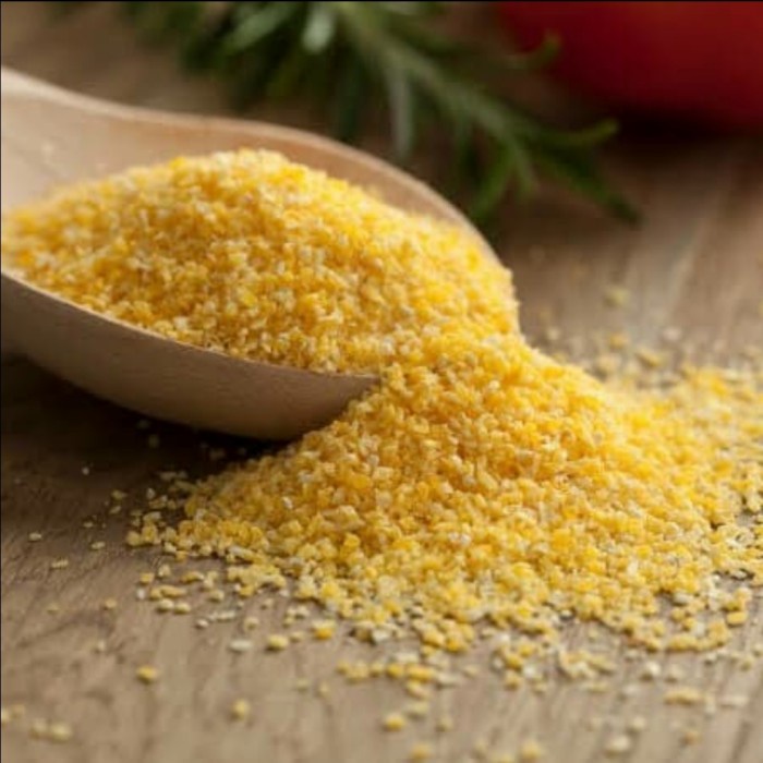 

Polenta Coarse 10Kg / Polenta (Tepung Jagung Kasar Tanpa Gluten) 10Kg