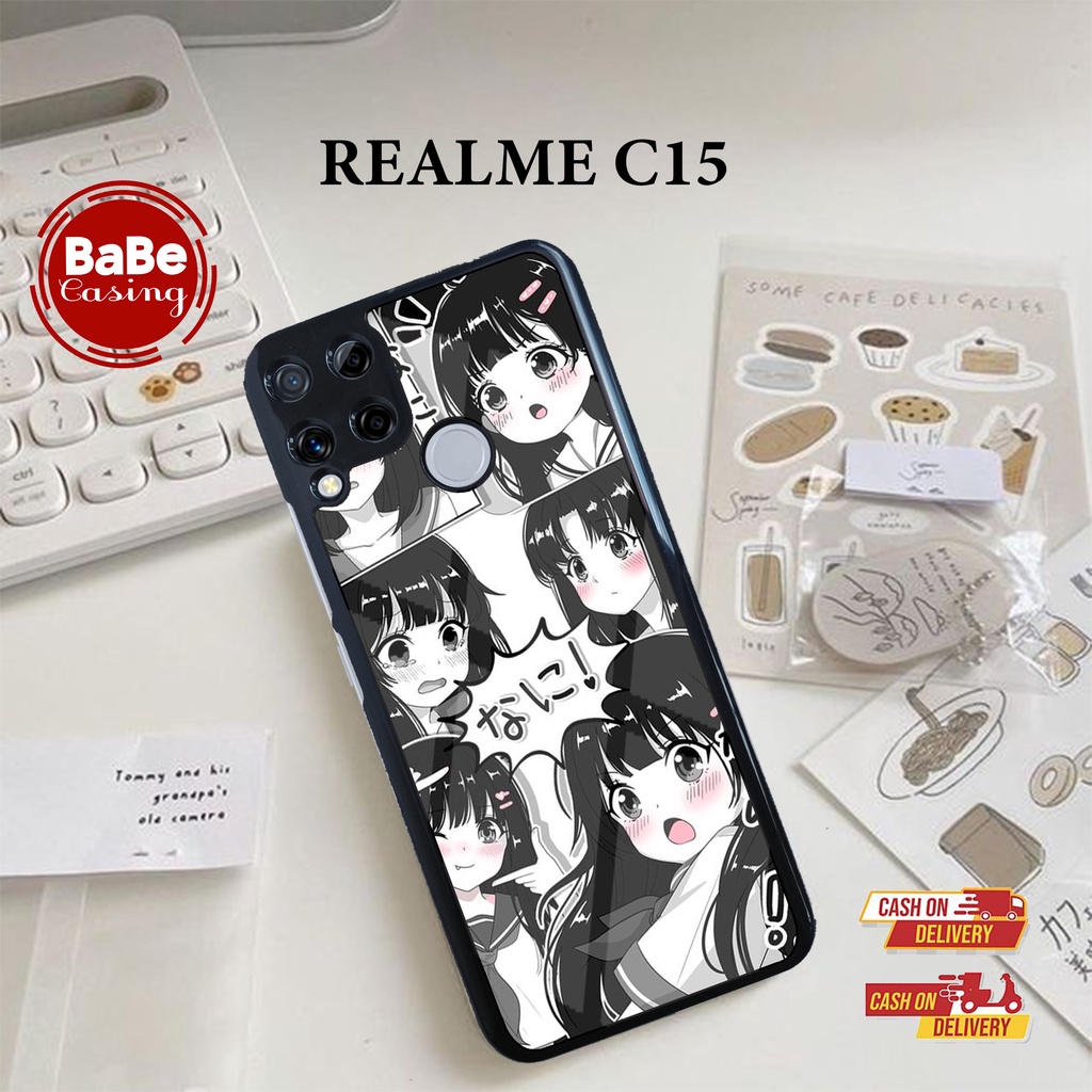 Case Realme C15 Casing Hp Realme C15 Anime 03 Hardcase Softcase Premium Glosy Terbaru Terlaris Babe