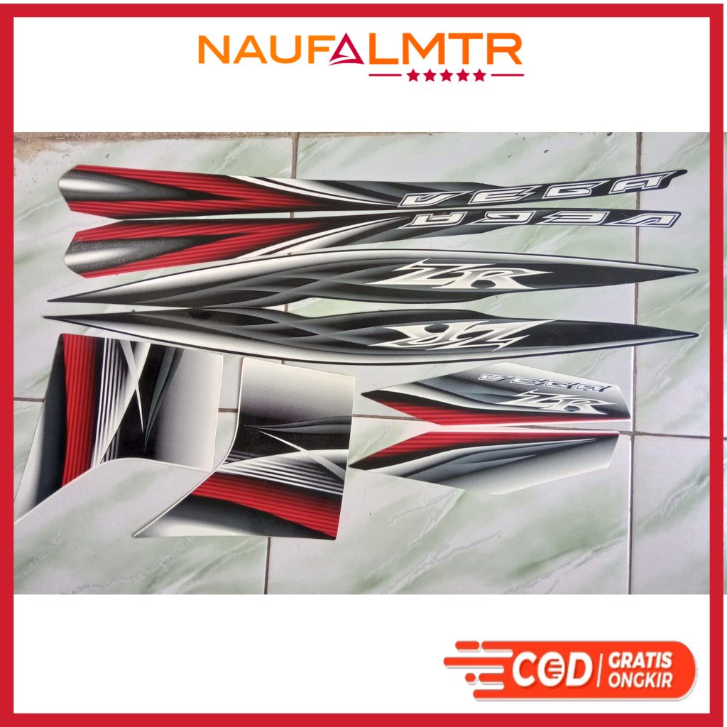 stiker striping motor yamaha Vega zr 2012