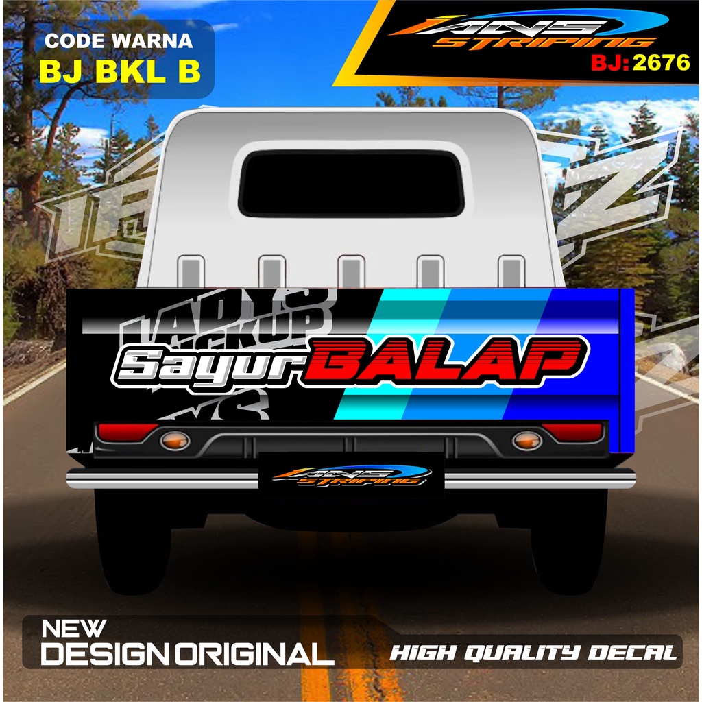 DECAL STIKER GRANMAX PICK UP / STIKER BAK BELAKANG GRANMAX / DECAL STICKER MOBIL GRANMAX