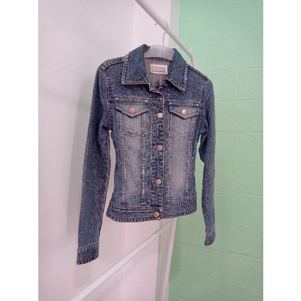 Jaket Jeans bodyfit Brand Cecil McBee (preloved no minus)