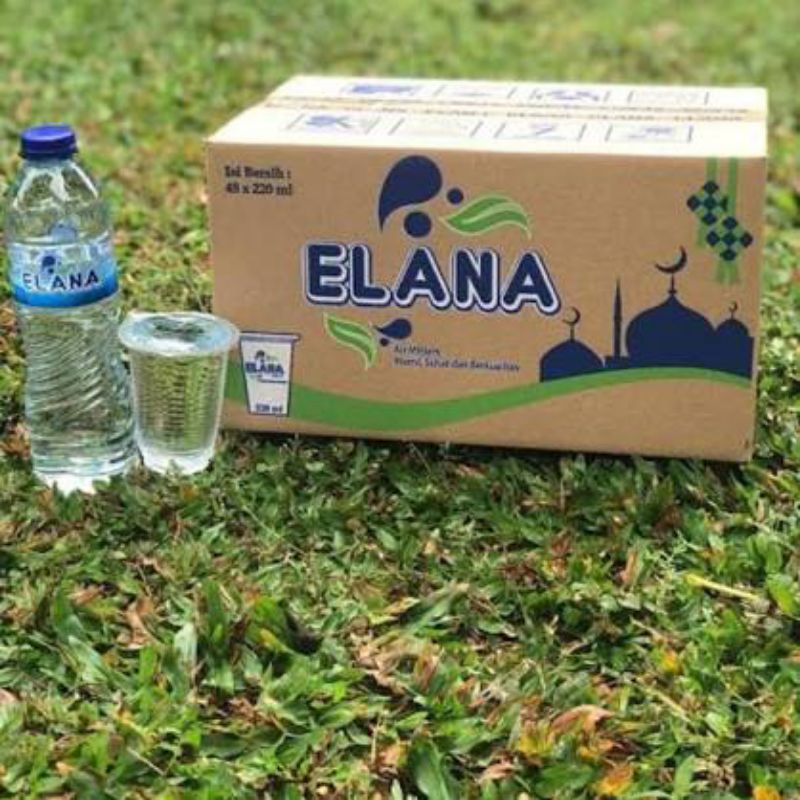 

SUPER TERMURAH Elena air minum mineral 200ml (1 pack =48botol ) GOJEK /GRAB ONLY