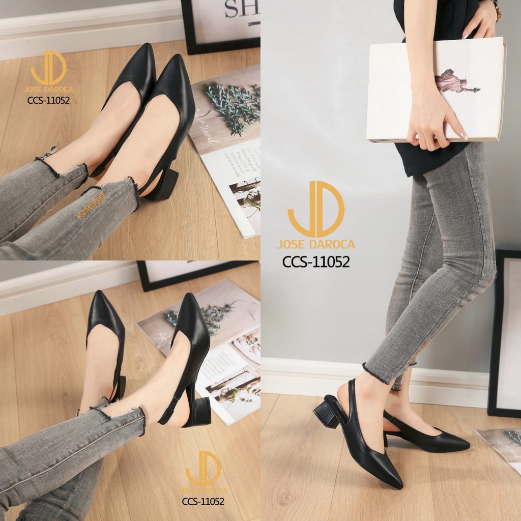 JOSE DAROCA Sepatu Wanita Slingback Heels Shoes # CCS-11052 # ORIGINAL