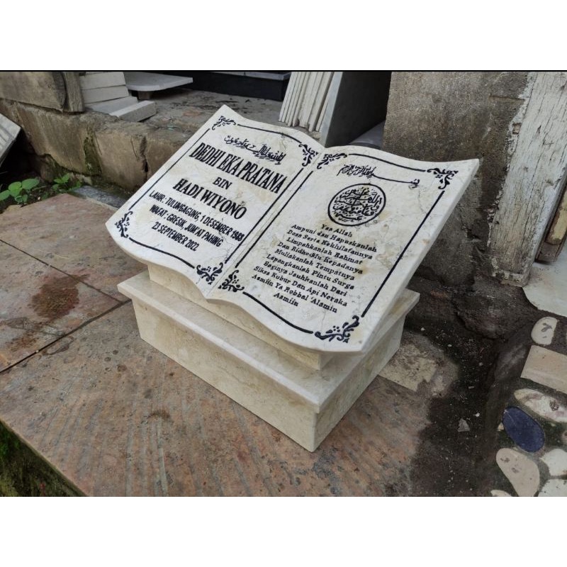 Maesan box bentuk buku bahan marmer Terlaris