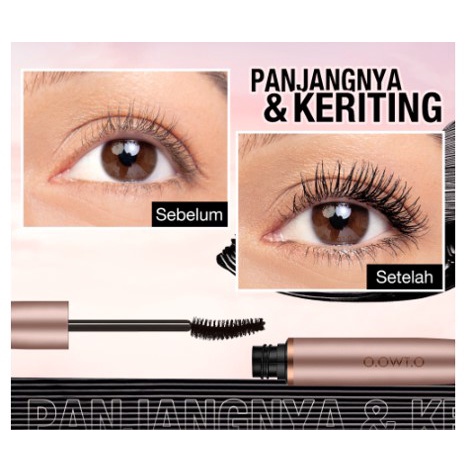 O.TWO.O Waterproof Mascara Long Lasting Natural Curling Eye Lash Makeup