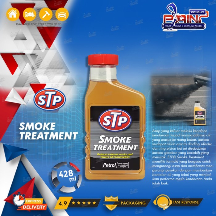 STP SMOKE TREATMENT 428ml - Pencegah Asap Mesin dan Knalpot