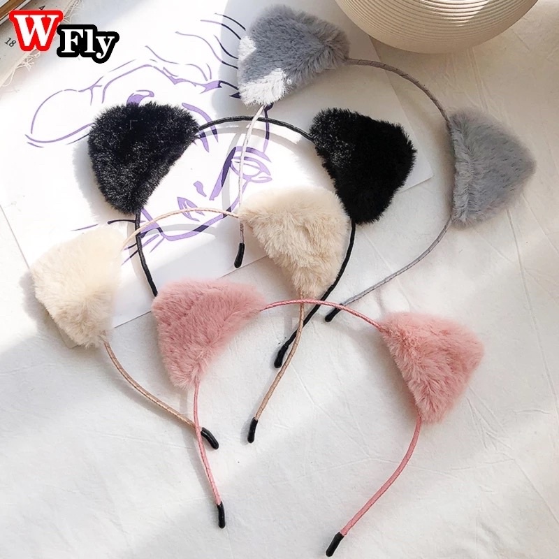 Bando Telinga Kucing bando anak bando dewasa/ rubah Untuk Kostum Cosplay Anime Bando Kucing Lucu