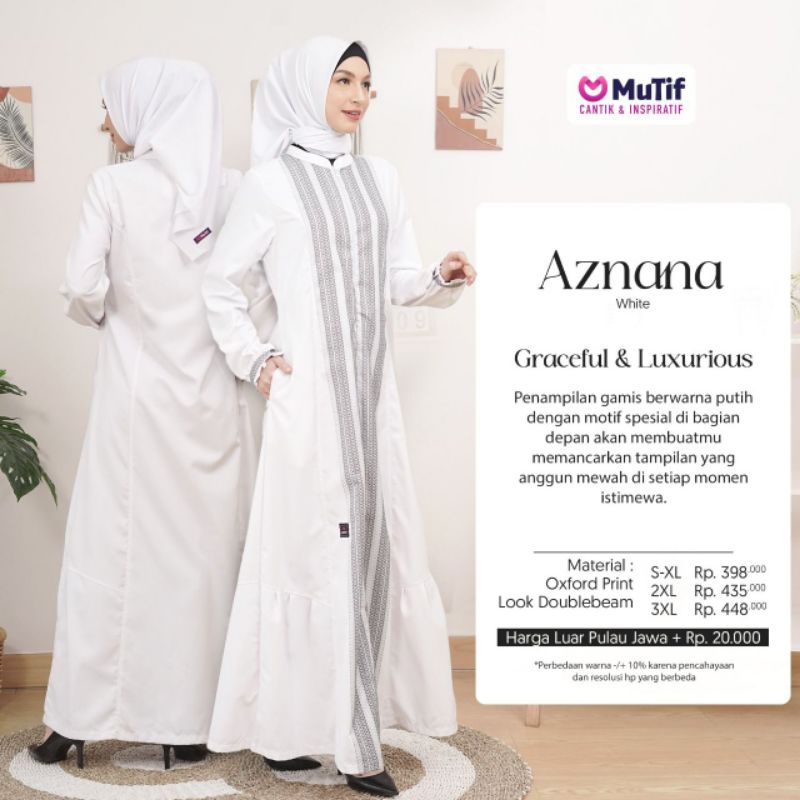 SARIMBIT MUTIF 2023 SARIMBIT AZNANA WHITE GAMIS AZNANA KOKO AZNAN