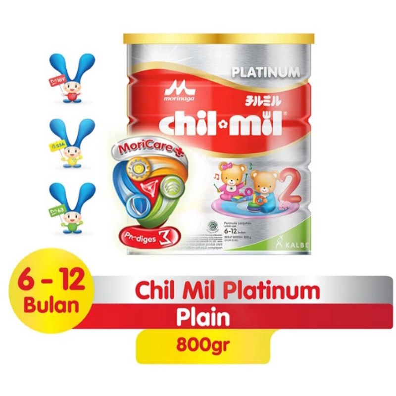 Chil Mil Platinum 6-12 bulan Tin 400gr / 800gr