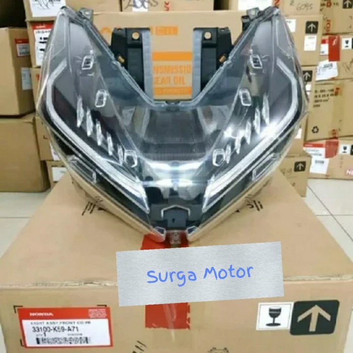 Reflektor reflector lampu depan headlamp New Vario 125 150 LED ORI AHM