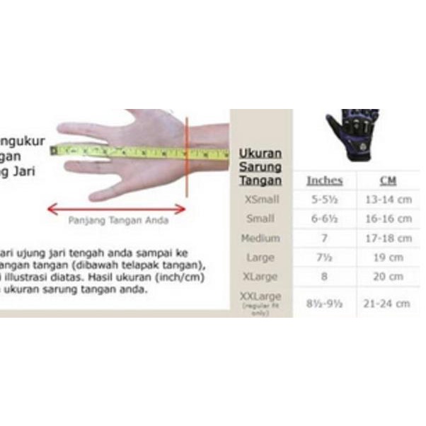 Sarung Tangan VINYX Motor Gloves Finger Touch ScreenFull MCS-01C Glov - MCS01C Biru, XL