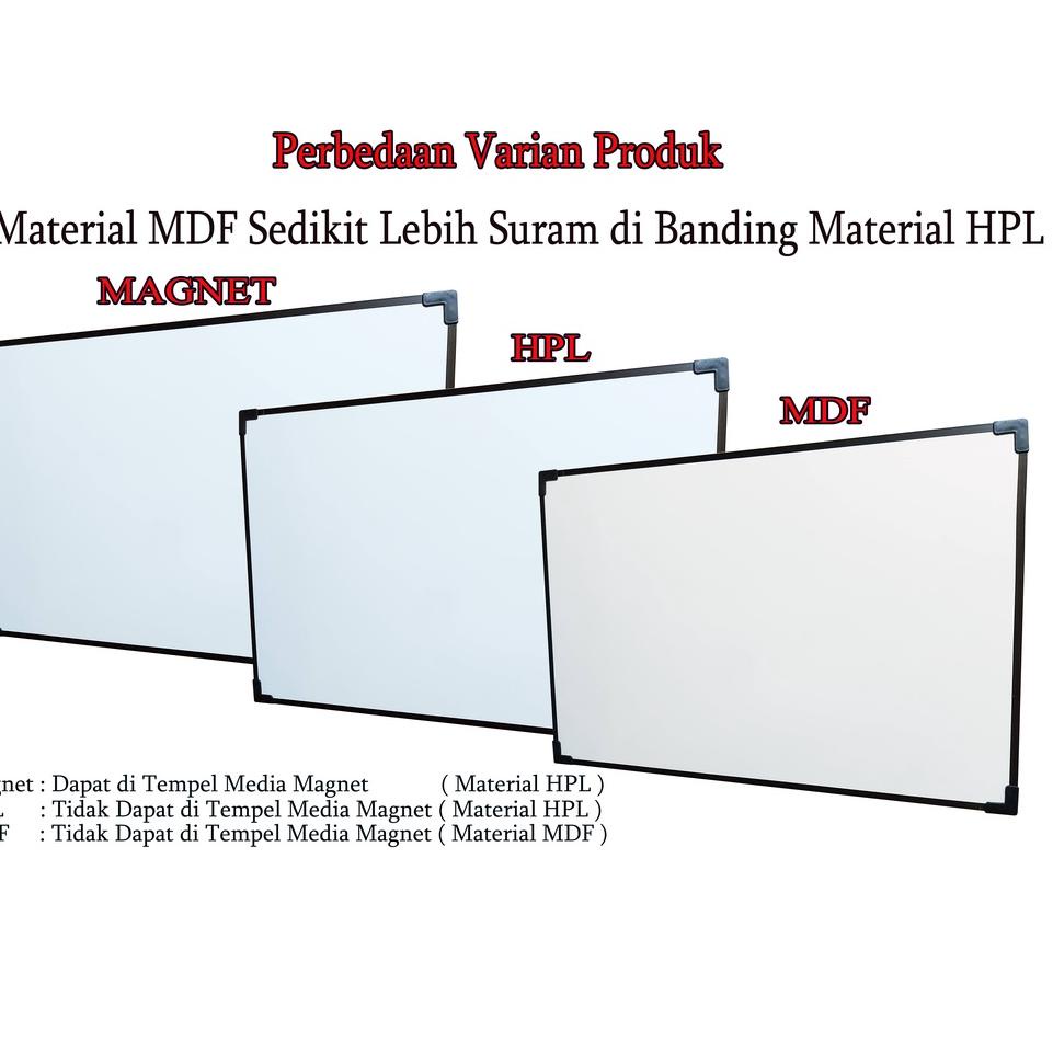 

NEW PRODUCT Papan Tulis 60x120 cm Whiteboard 2186