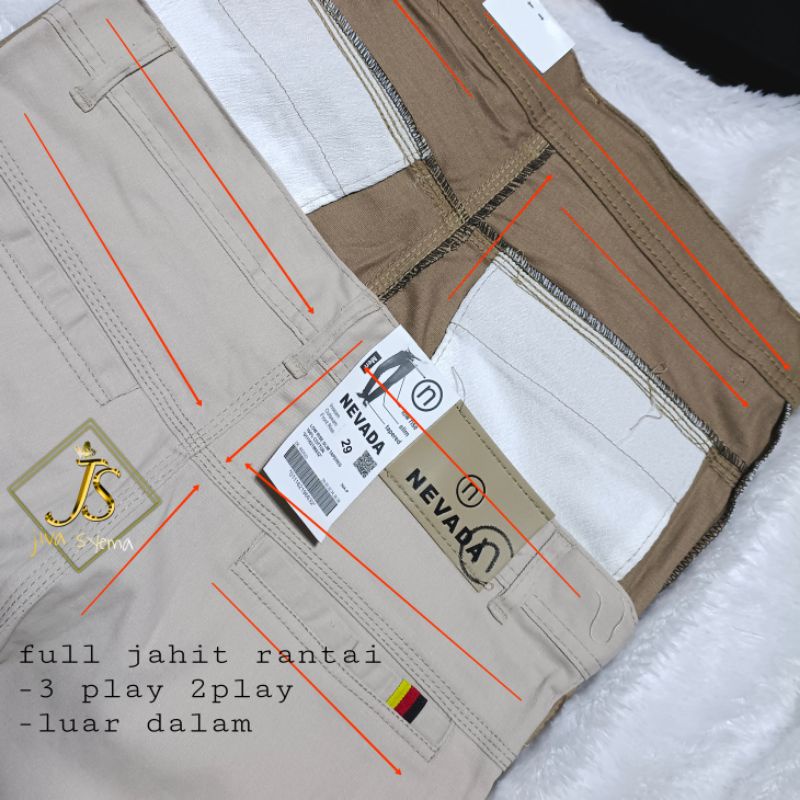 Celana Chino panjang Pria Premium Chinos distro Cinos Nevada Melar