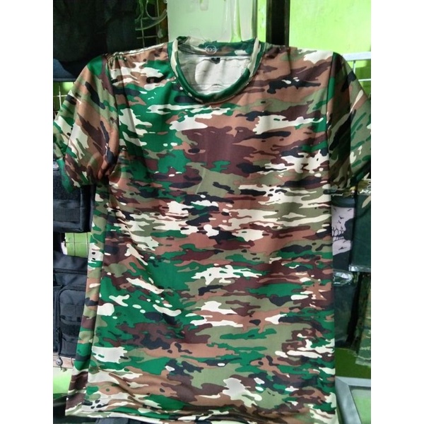 KAOS LORENG PDL TNI AD TERBARU 2022 BAHAN DRYFIT DAN KATUN MURAH