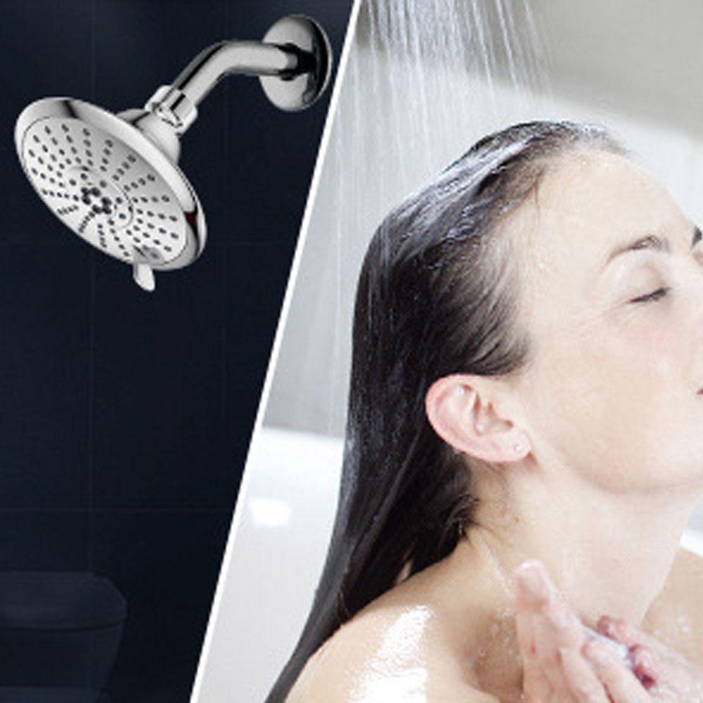Shower Top Sprinkler Populer360° Rotasi Kamar Mandi Lima Fungsi Shower Semprot Atas Bertekanan