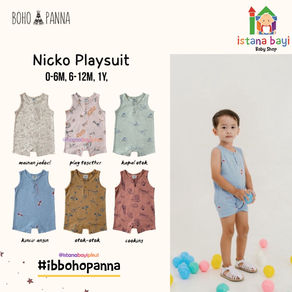 BOHOPANNA - NICKO PLAYSUIT  - JUMPER ANAK