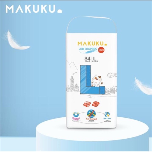 MAKUKU Air Diapers Slim Pants L34