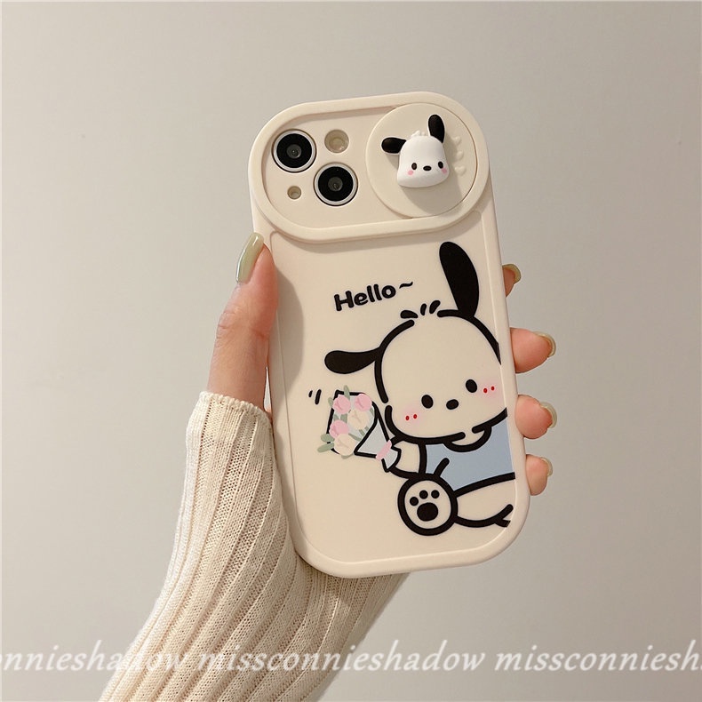 Soft Case Tpu Motif Kartun Anjing Pachacco 3D Untuk IPhone 11 13 12 Pro Max 7Plus 8Plus XR 11 Pro Max X XS Max