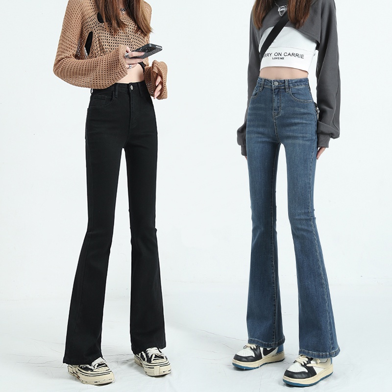 Skinny Cutbray Celana Jeans Wanita Melar Highwaist Jeans Wanita 【THE GOOD SISTERS】