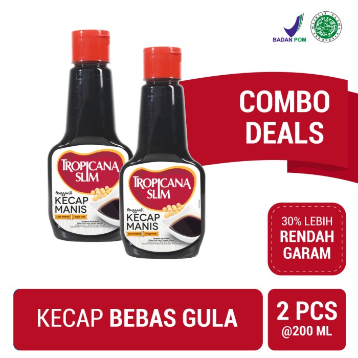 

Twin Pack: Tropicana Slim Kecap Manis 200ml