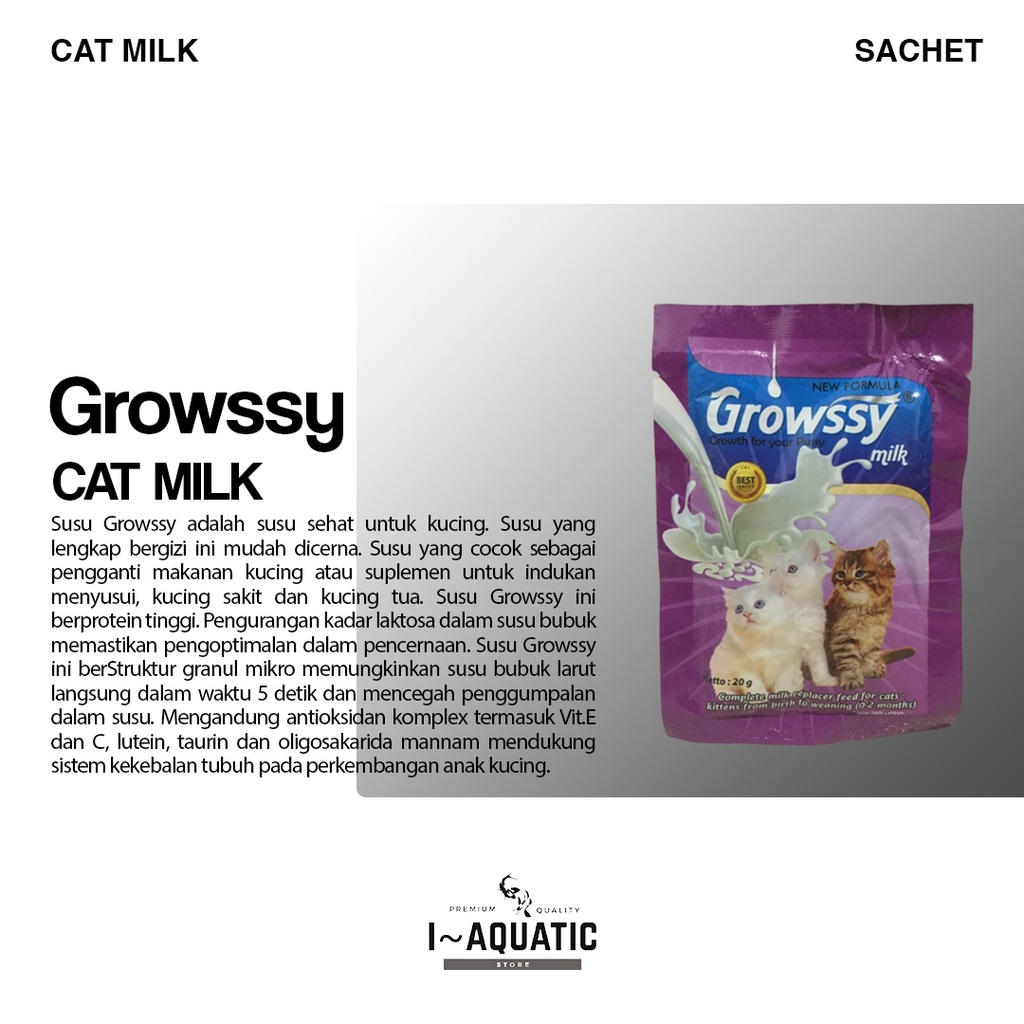 Growssy Cat Milk Sachet