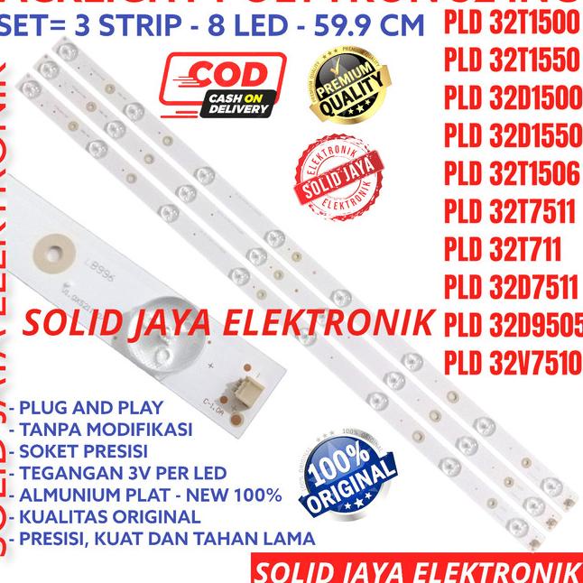 BACKLIGHT TV POLYTRON PLD 32T1500 32T1550 32T7511 BL 32 INC 8K 3V LED